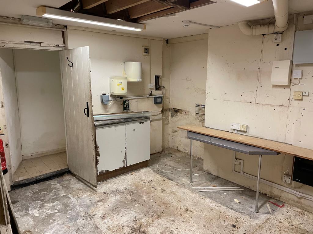 Lot: 21 - PERIOD MIXED USE PROPERTY WITH RESIDENTIAL CONSENT FOR A FOUR-BEDROOM TOWN HOUSE - View of proposed basement cinema room